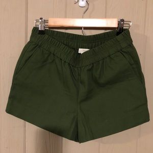 NWT jCrew 3’ Olive Green Board Shorts - Size 2